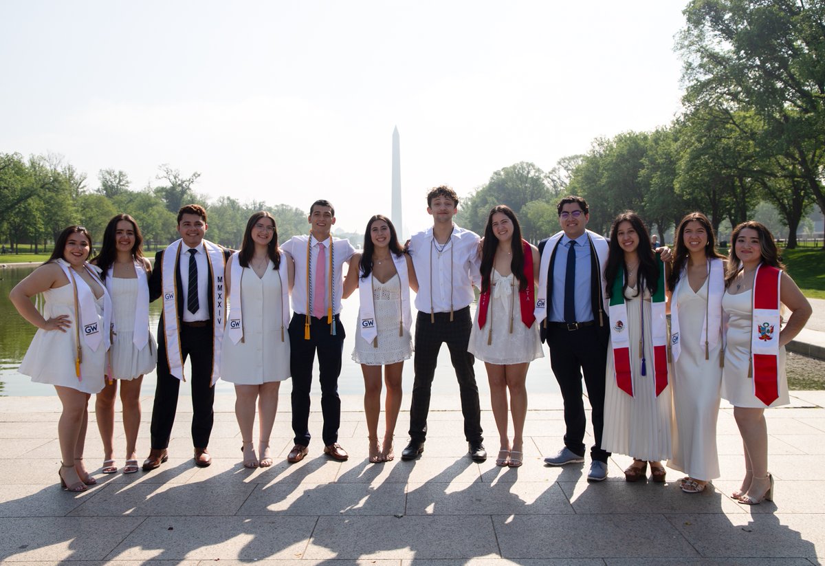 We are so proud to celebrate our fifth graduating cohort of students, which includes 15 Cisneros Scholars and 3 Graduate Fellows. Follow along as we spotlight their achievements in the countdown to #GWCommencement 2024!