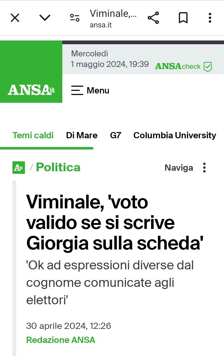 ❓Quindi se scrivono 'SICILIANO' il voto va a me ? 🤔😉

@Viminale
#Italia #ElezioniEuropee2024 #IoNonVoto #IoNonVotoAlleEuropee #Meloni