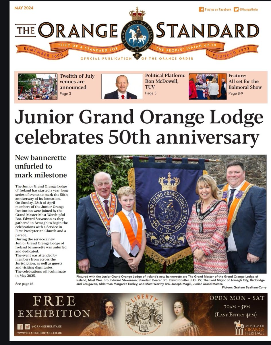 The Orange Standard,  May 2024

#orangeorder