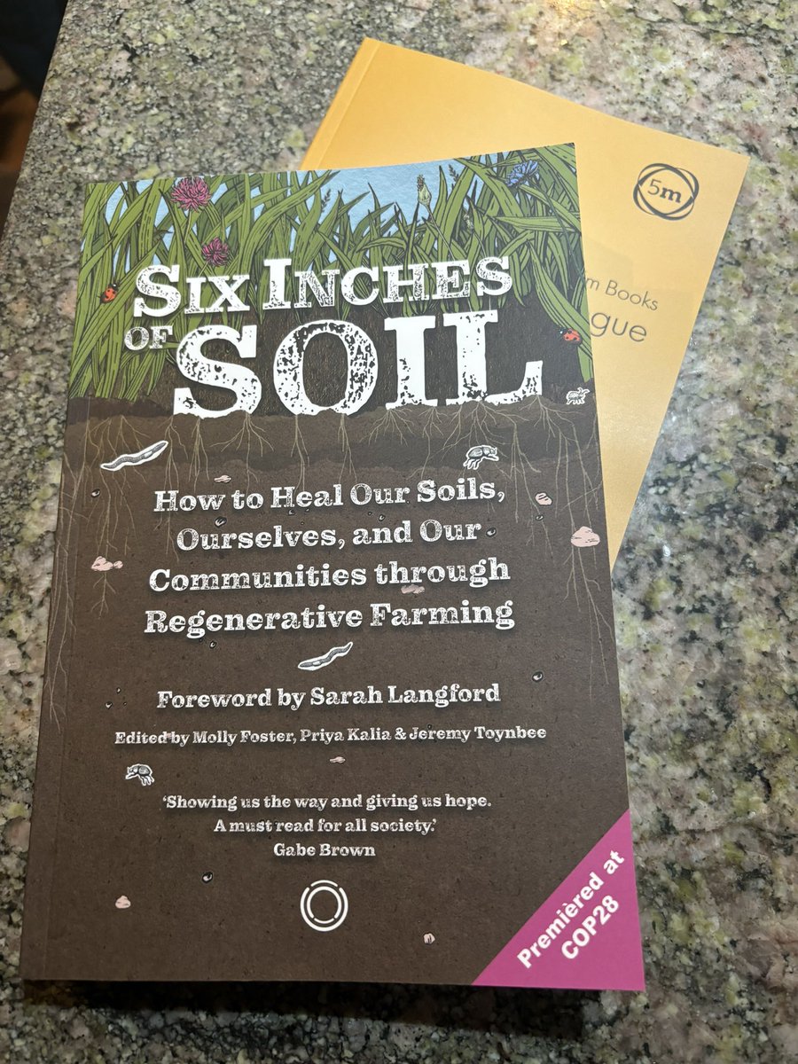 What a treat to get this in the post today. A tale of perseverance and resilience if ever there was one - of the production team and of the farmers in the film 👏🏼👏🏼👏🏼#SixInchesofSoil