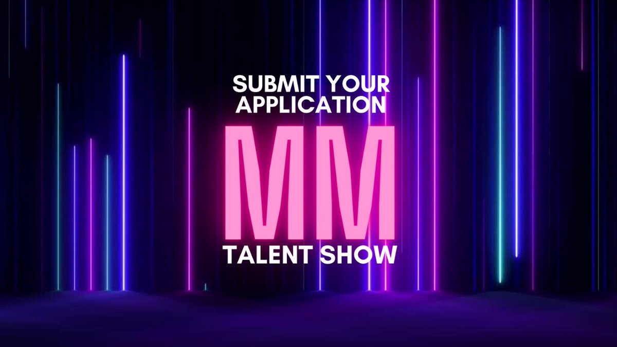 🚨Two Weeks to submit your applications for the Talent Show!🚨 Anyone can submit, any talents can submit! We'd love to see a variety of different folks performing! Have any questions? Let me know in the comments! Submit here: forms.gle/F7mCSzwiJDnJzk…