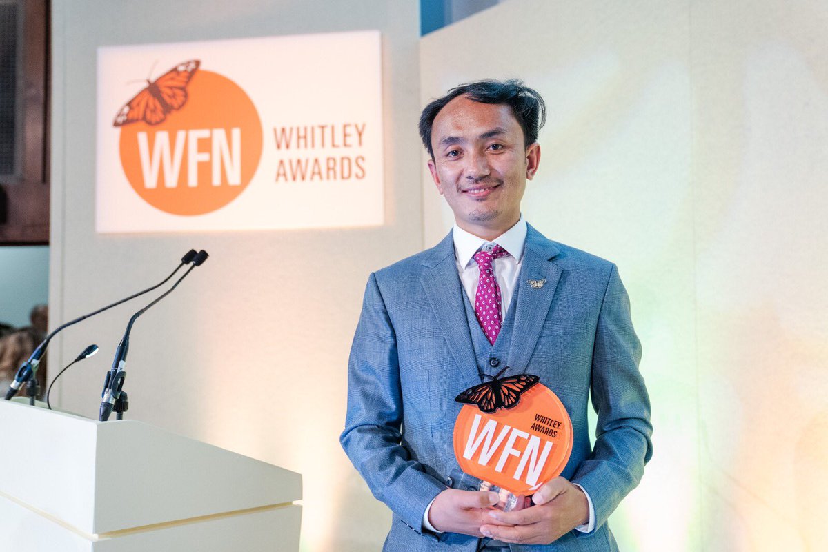 Recalling my #WhitleyAwards 2022 @WhitleyAwards 

Watch 2024 Whitley Awards ceremony live tonight at 7.30pm BST at youtube.com/watch?v=my3837…

#SharedFuture