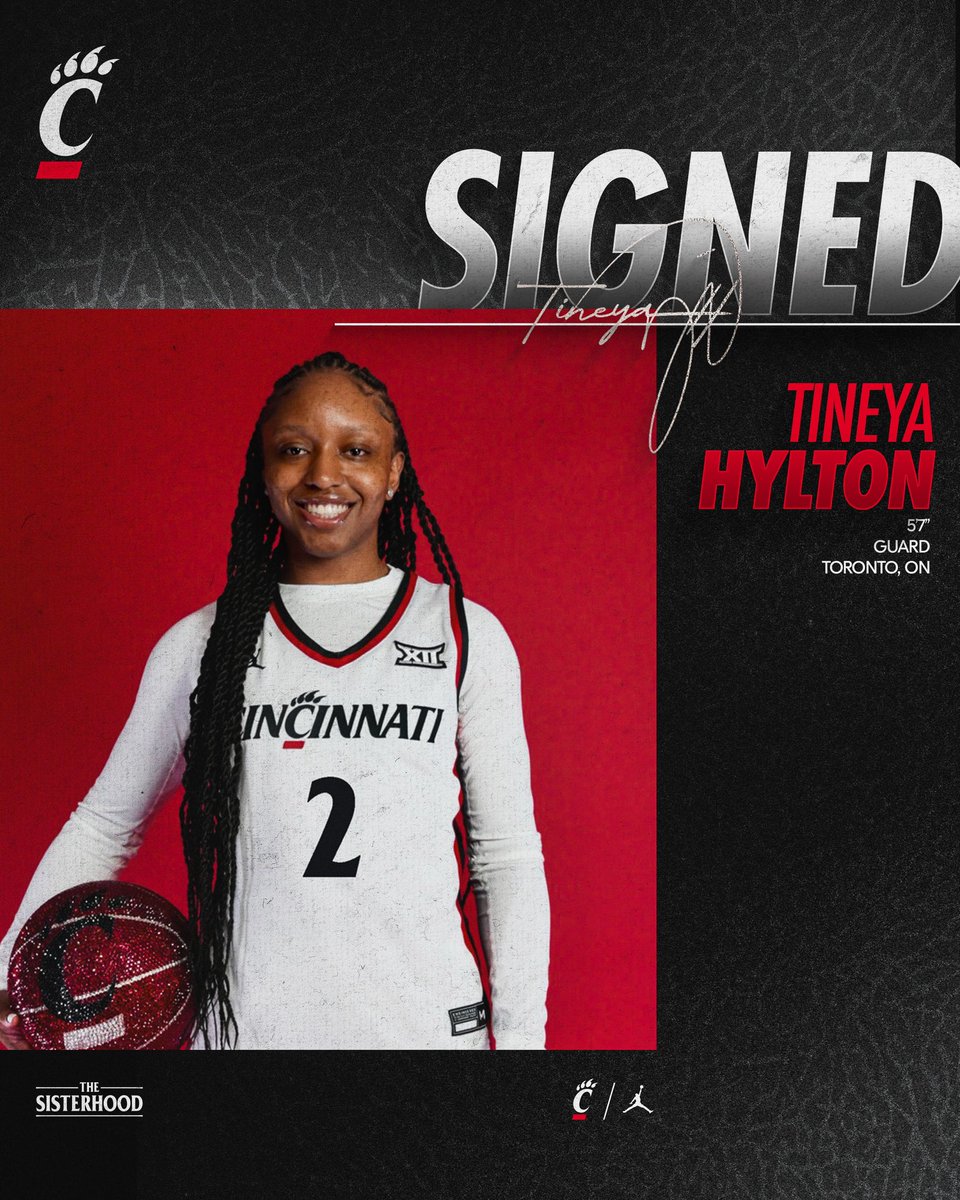 Welcome to #TheSisterhood, Tineya Hylton! @_t4hylton | #Bearcats