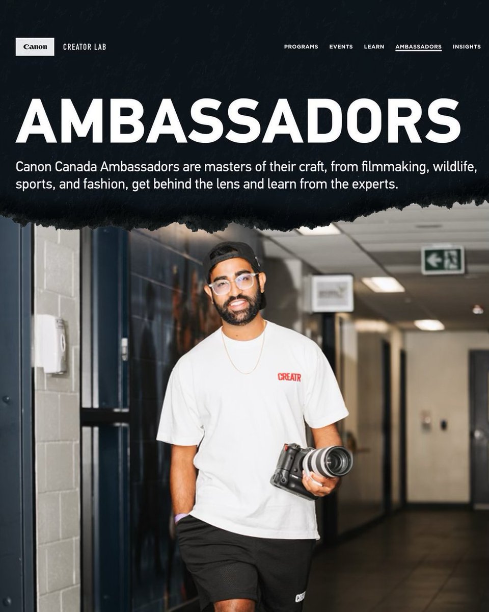 Happy to be back as an ambassador for @canoncanada in 2024 🥲🥳