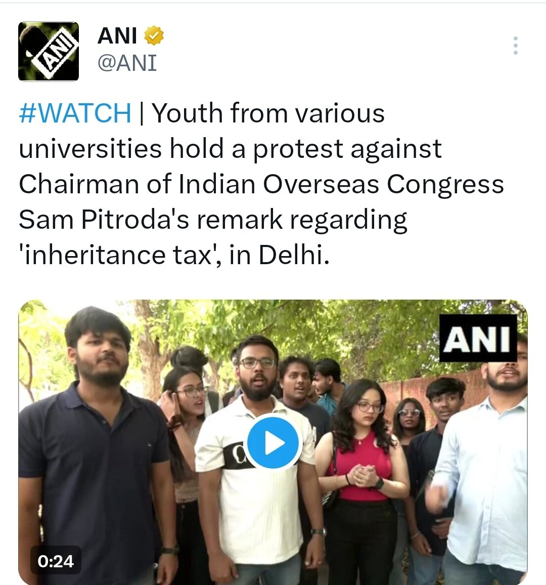 1. 'Youth'. ABVP-leaning Galgotias students. 2. 'Various universities'. This is smaller than the smallest protest i have ever seen at JNU. They basically all got off from a Fortuner and scripted this entire thing.