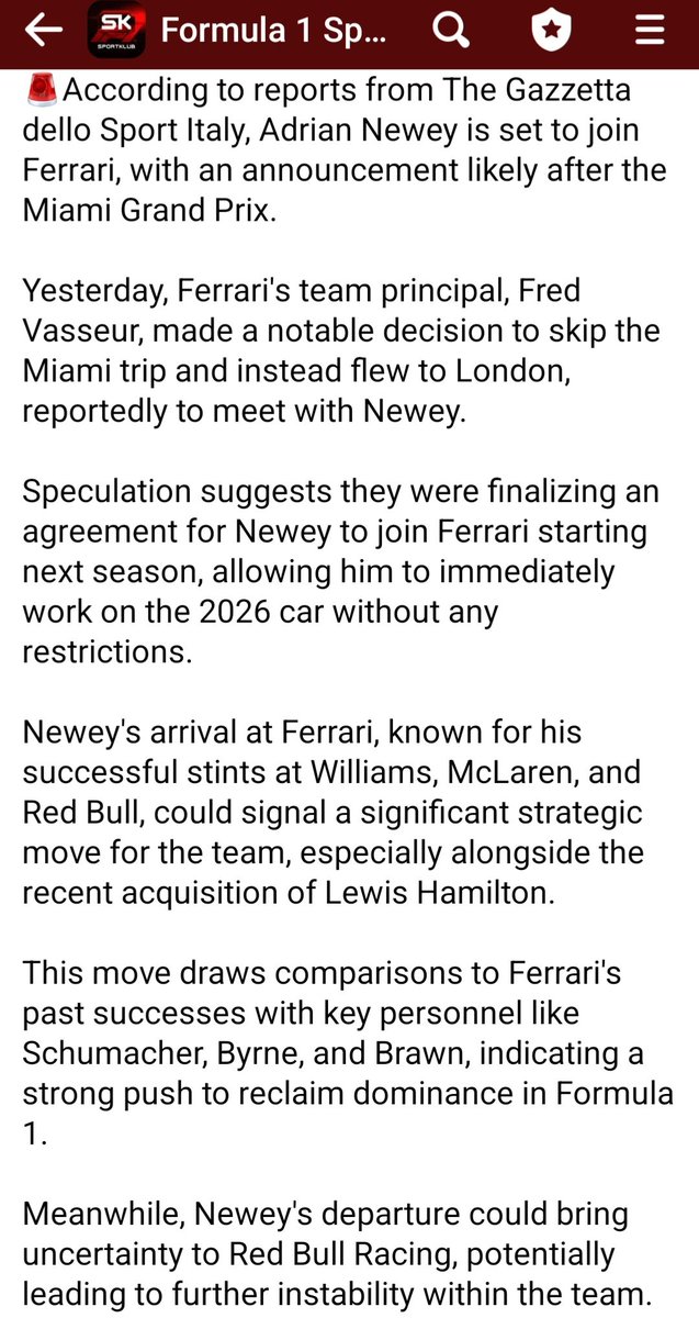 #skf1 👀 Još više potvrda saradnje Ferari - Njui