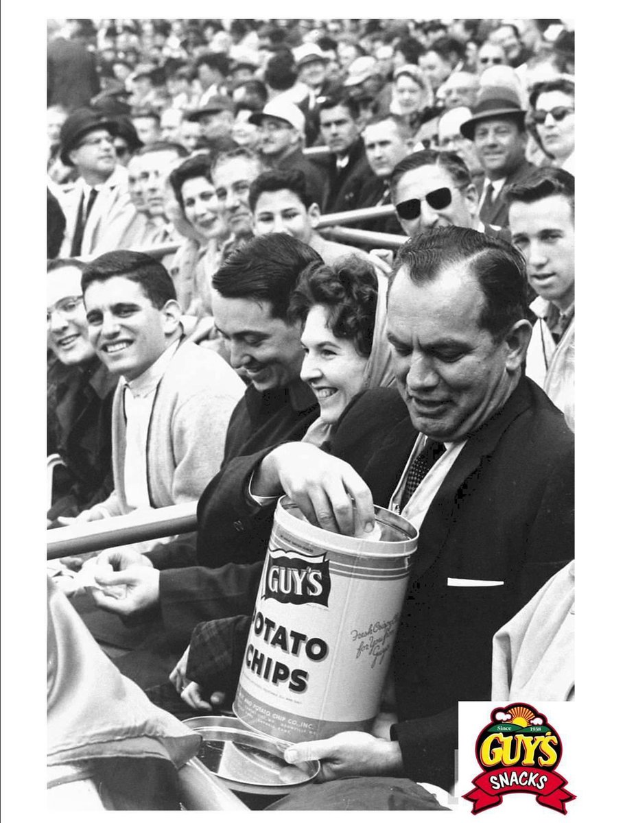 We love a good throwback. This pic was found in an old issue of Life magazine. Who else would crush a full can of chips in public?