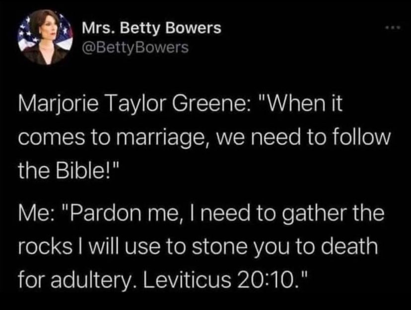 Marjorie Taylor Greene! 😂