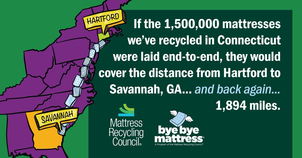 Here's something cool to ponder...🤔

#MattressRecycling #Connecticut