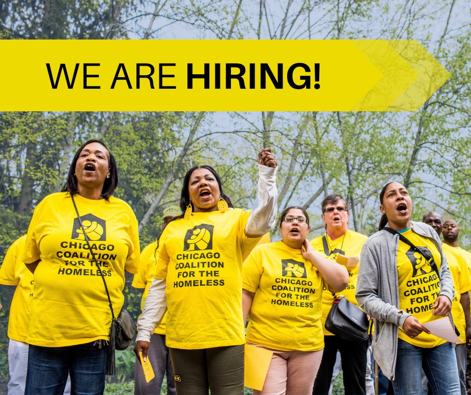 Spread the word: CCH is hiring! Know any Chicago policy experts or law students looking to pursue public interest law? CCH is seeking an Associate Director of City Policy, along with PILI summer interns for the Law Project. Learn more about joining CCH: chicagohomeless.org/about/job-oppo…