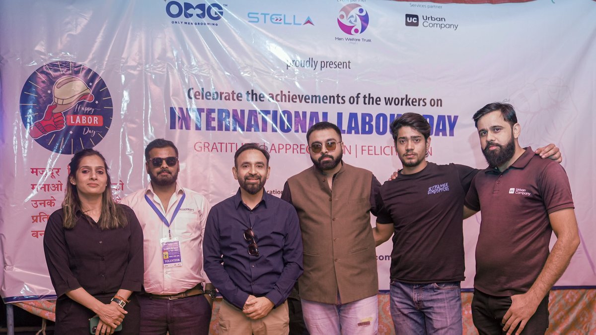 Labour Day 2024 - Celebrating the true heros who contonusly work behind the scenes to ensure this world gets the best. A Special thanks to @urbancompany_UC , @MenWelfare & Stella Indusstries Ltd. - India for helping to ensure we make this day memorable for the underpriviledged