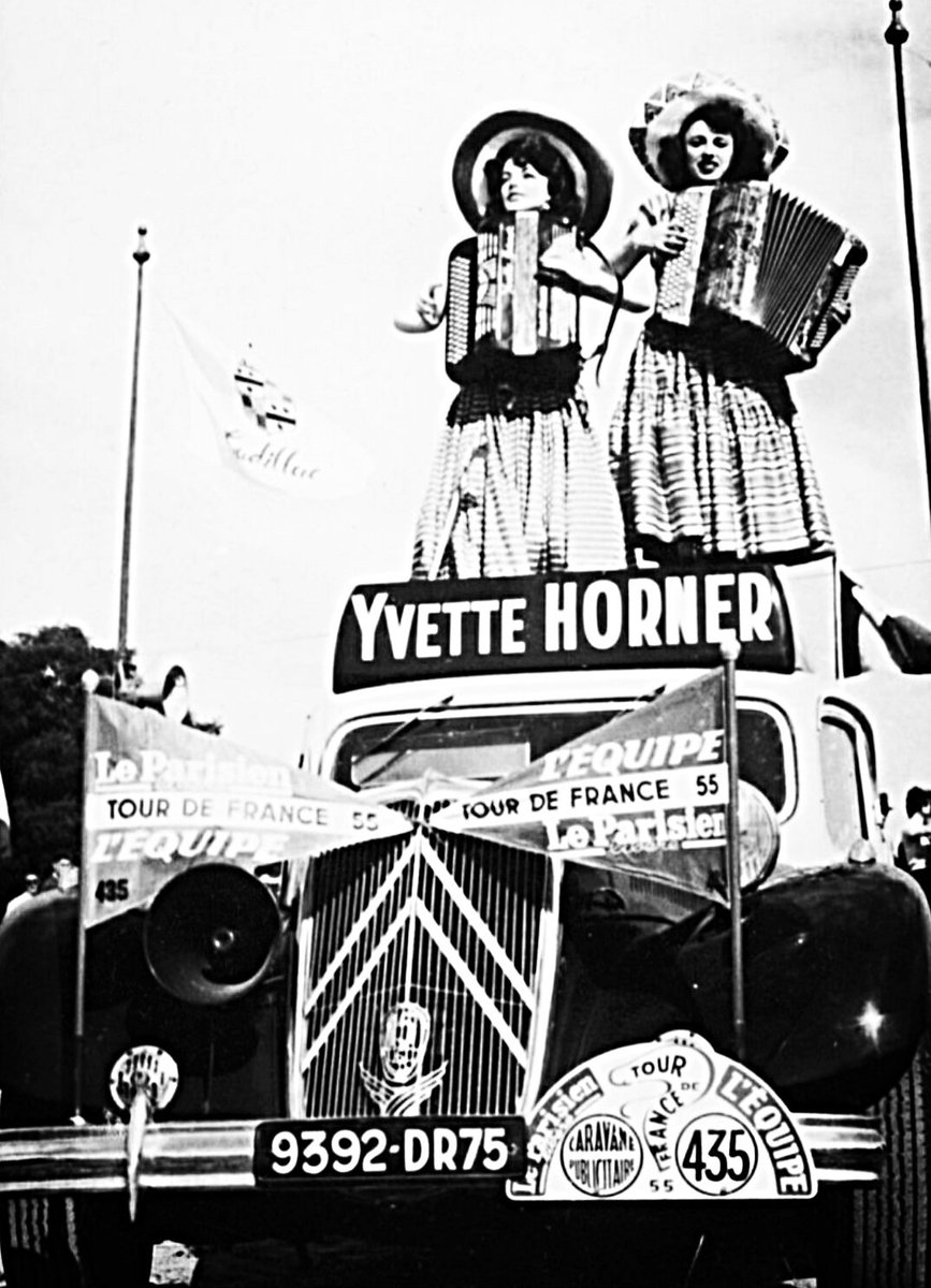 Yvette Horner (1922 – 2018) was a French accordionist. She was known for performing with the Tour de France during the 1950s and 1960s.