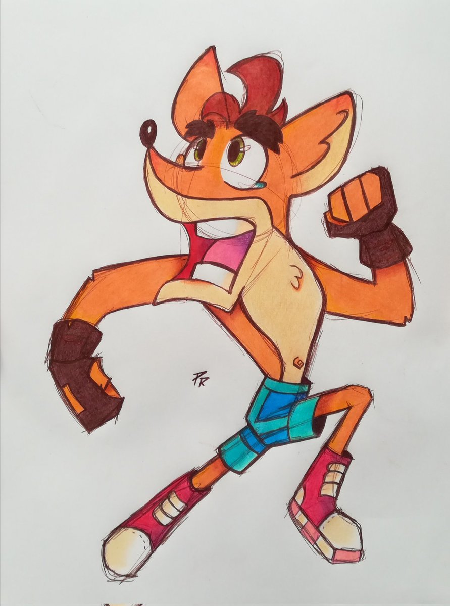 To get this               I had to survive this

#crashbandicoot #crashbandicootfanart #illustration #characterdesign #nostalgia