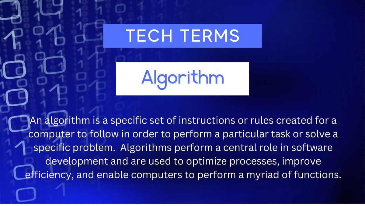 What is an algorithm? #technology #indytech #tech #techcommunity