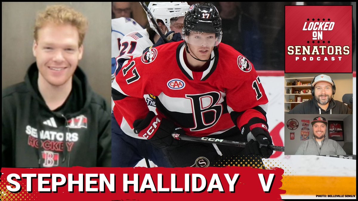 #LOSP May 1, 2024 - Ep. 1,036 Senators Prospect Stephen Halliday Talks Transition From College To AHL, Belleville Sens Playoff Run 🔗linktr.ee/lockedonsenatos 📺youtu.be/TOMCYBP-KSQ @RossLevitan | @brandonpiller1