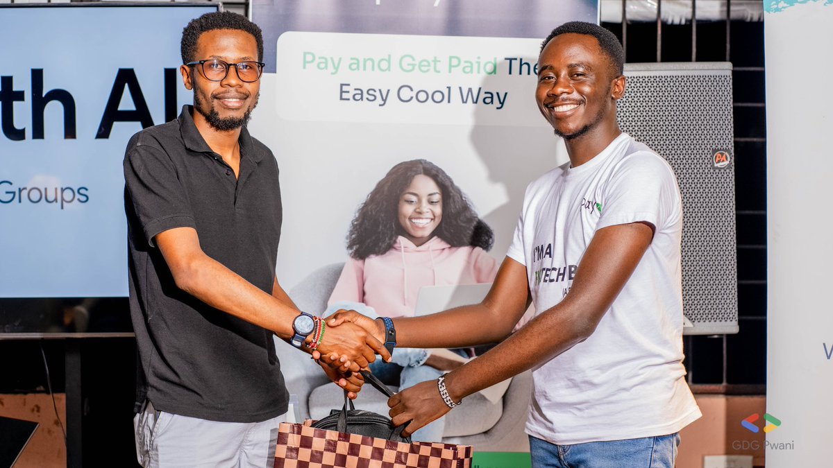 @paydhq is grateful to have partnered with @gdg_pwani for the #BuildWithAI Pwani Hackathon! Witnessing the incredible synergy of brilliant minds in the coastal region using Gemini AI to build solutions to real-world challenges was truly inspiring. 😎 web.mypayd.app ⚡️