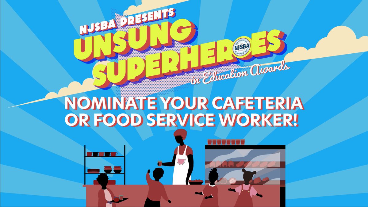 Today is the final chance to nominate your school’s Unsung Superheroes in Education! Shine a light on your hardworking crossing guard, cafeteria/food service worker, HR professional, and more. 🦸🏆 Winners will be recognized at Workshop 2024! Learn more: njsba.org/awards-program…