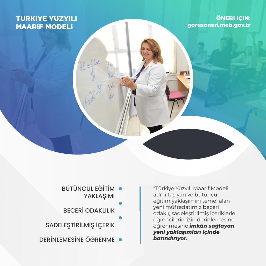 Millî Eğitim Bakanı Yusuf Tekin : “Ben Ülkem İçin Ne Yapabilirim?” Sorusuna Yanıtımız: Türkiye Yüzyılı Maarif Modeli❗️

#KöklerdenGeleceğe