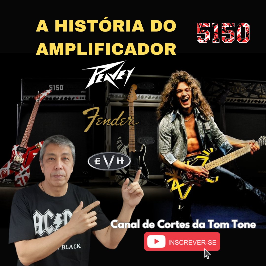 A História do Amplificador 5150
Novo Episódio de Momento de Efeito no YouTube

youtube.com/watch?v=gzUiaj…

#evh #evh5150 #brownsound #amplificador #Peavey #Fender #Marshall #superlead #plexi #eddievanhalen #vanhalen #Jamesbrown #tomtone #momentodeefeito #cortes #stompbox #guitarra