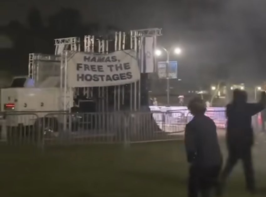 “Hamas, free the hostages,” is displayed on the Zionist encampment. The pro-Palestine camp just demands disclosure and divestment. One demand is achievable by the university, the other is not. It’s almost like “free the hostages” is a slogan meant achieve nothing beyond the…