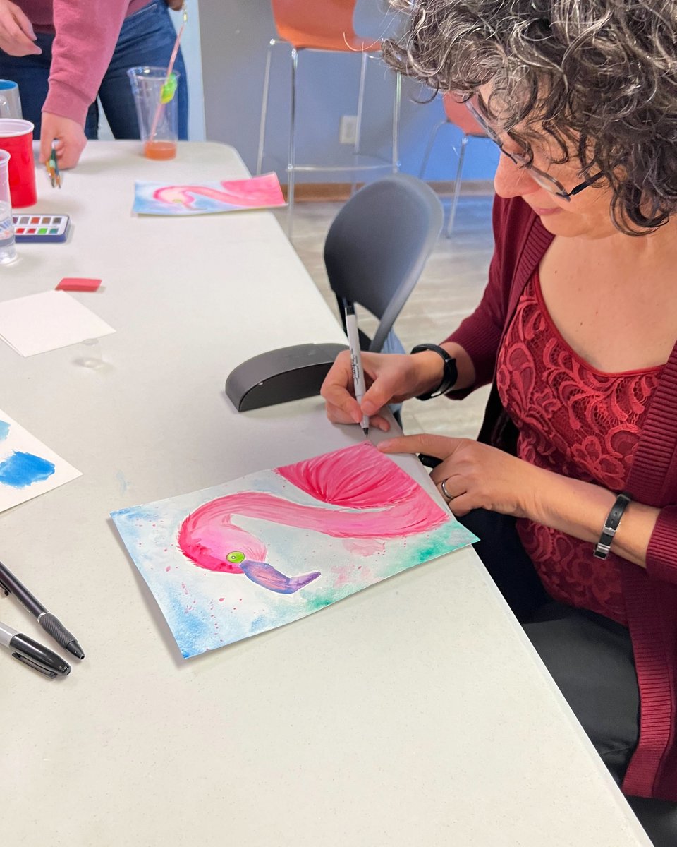 We had a blast at our recent paint and pour event, and created some stunning flamingo artwork!🦩🎨 Thank you to Dana Graham for leading these paint and pour events, they are so valuable and we appreciate you lending your creative expertise! 💙 
#PaintandPour #CompanyCulture