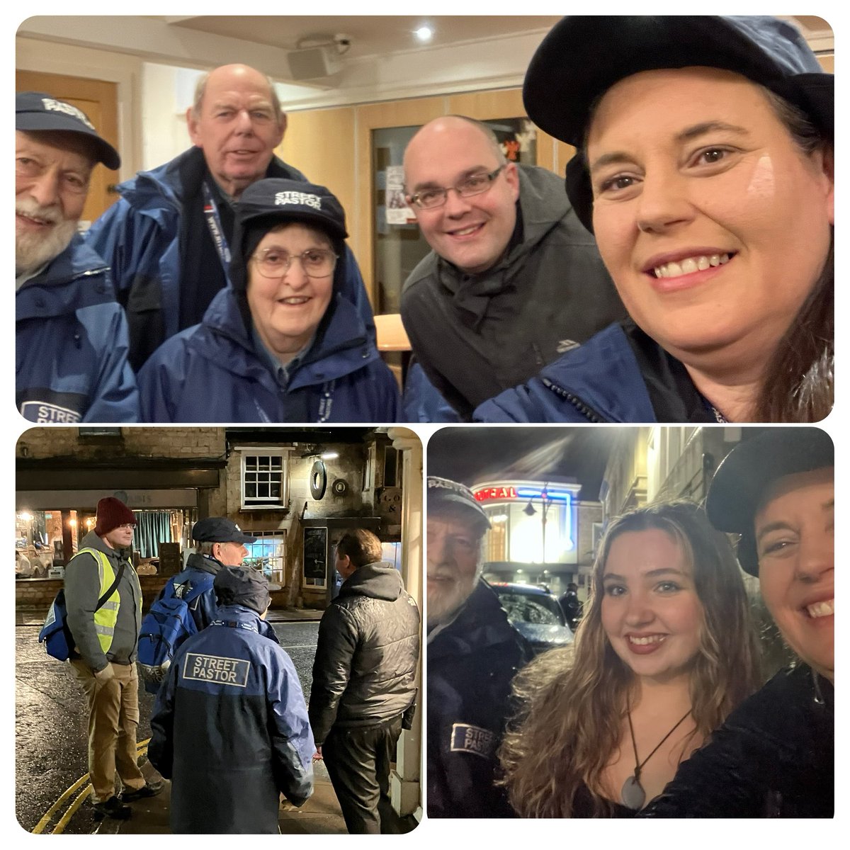 Last Saturday #StamfordStreetPastors were joined by Ben Topham, Associate Rector of St George’s church, who came out as an observer. 
“It was a great joy and privilege to spend time with you on the streets of Stamford…showing the love of Christ.” @StreetPastors