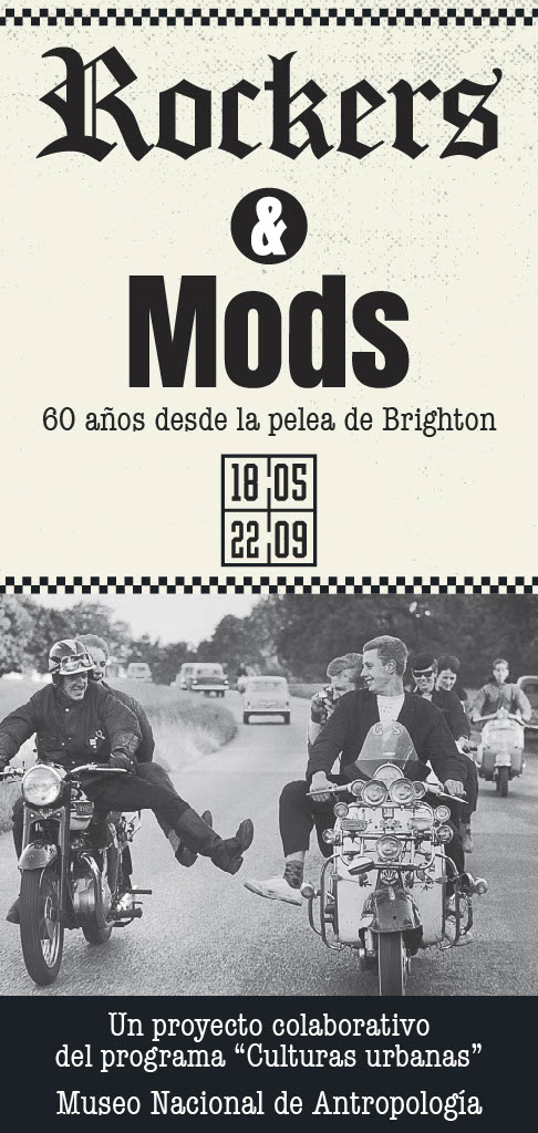 17 de mayo, 19:30, inauguración de la exposición 'Rockers y mods: 60 años de la pelea de Brighton” en el @MNdAntropologia. Are you a mod or a rocker?