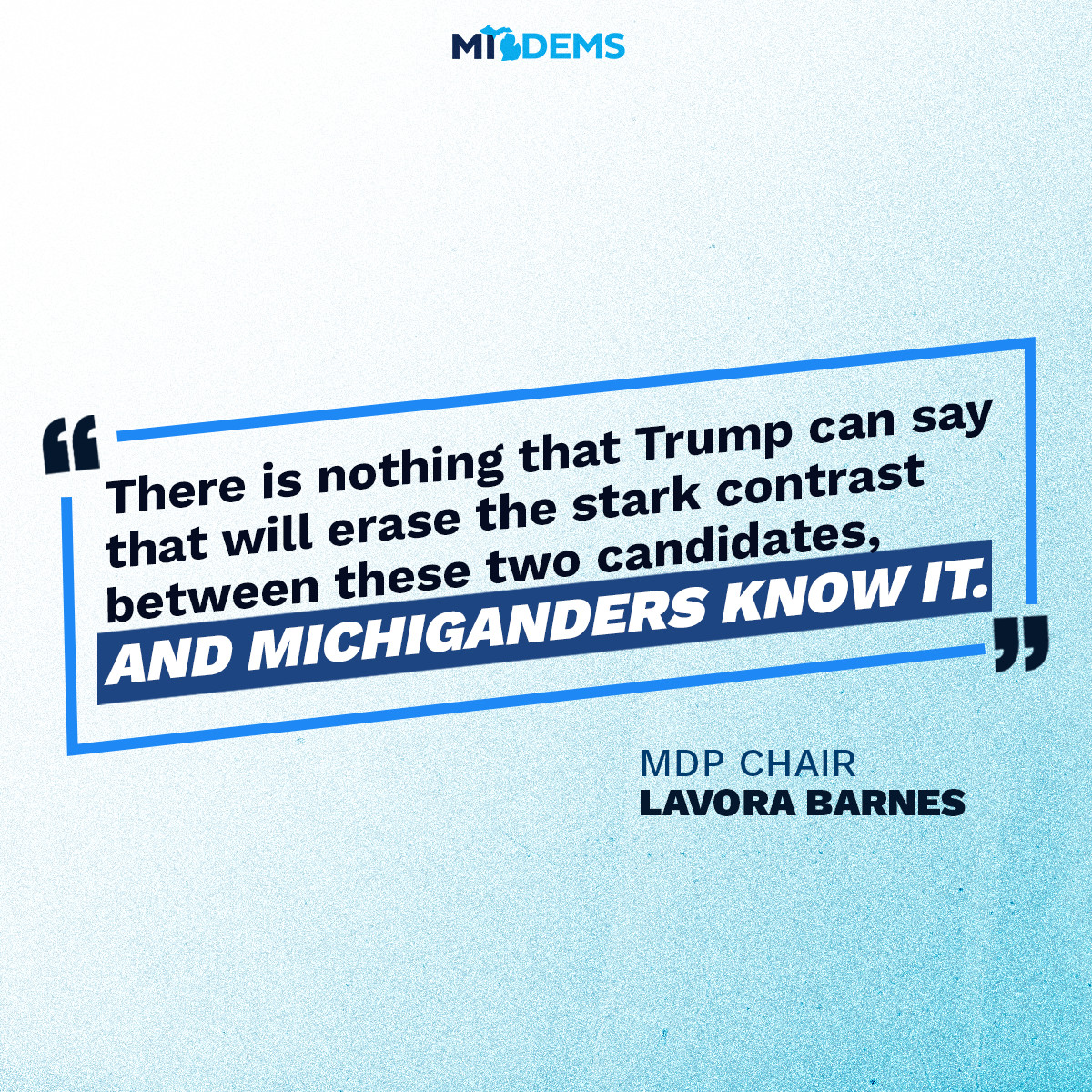 Ahead of Trump’s most recent stunt visit to Michigan, MDP Chair @lavorabarnes released the following statement: michigandems.com/statement-mich…