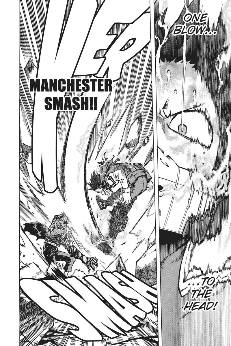 A little detail in Deku's character progression that I think goes underappreciated is him naming his kick attacks after cities unlike All Might who named his punch attacks after states. (1/2)