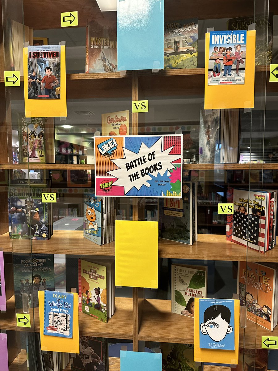MatteiBookBits's tweet photo. April was a fantastic month in the #ccelibrary! #battleofthebooks, code-and-go Mice, and #makermornings were a hit with @CockrellChamps Readers! Can’t wait to see which book will be the ultimate champion! @PISD_Libraries #cockrelllearns #cockrellmakes https://t.co/pt0hTZVYrm