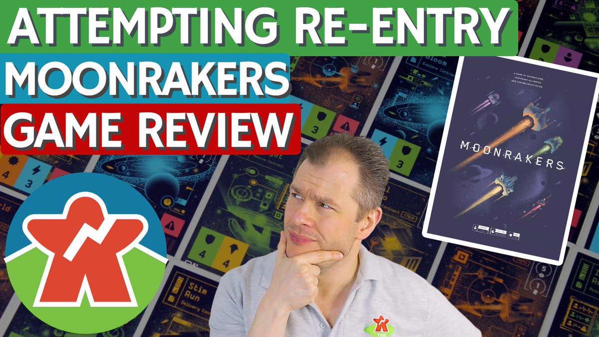 Moonrakers gets a full review of the base game - expansions will follow later in the week. 

youtube.com/watch?v=eoobj1…
#brokenmeeple #supportsmallstreamers #moonraker