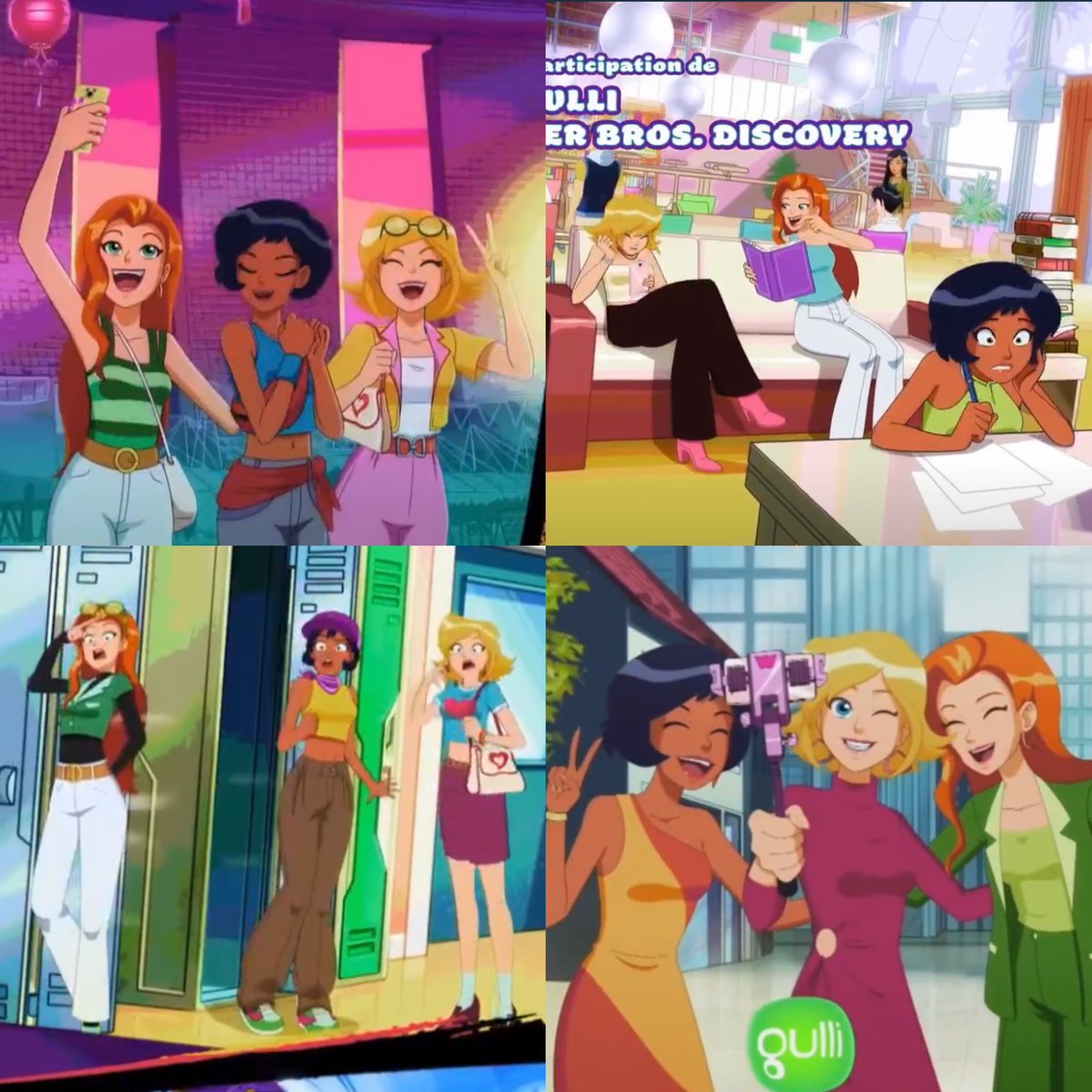 Totally Spies coming back to serve us new outfits every episode… real TV is back!