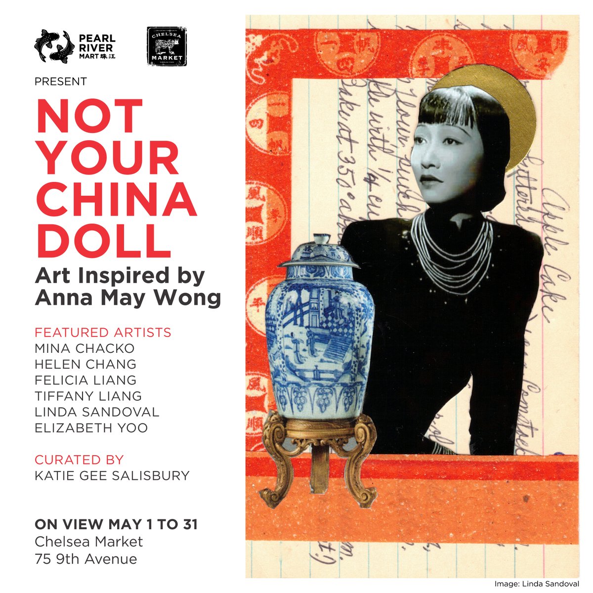 @Metrograph @ksalisbury @RogerMancusi @AsianCineVision @DuttonBooks @penguinrandom @penguinusa @PenguinBooks I am so honored to be a featured artist in the exhibit NOT YOUR CHINA DOLL: ART INSPIRED BY #AnnaMayWong curated by @ksalisbury! My art will be displayed during the entire month of May in celebration of AANHPI Heritage Month. Presented by @PearlRiver_Mart and @ChelseaMarketNY ✨