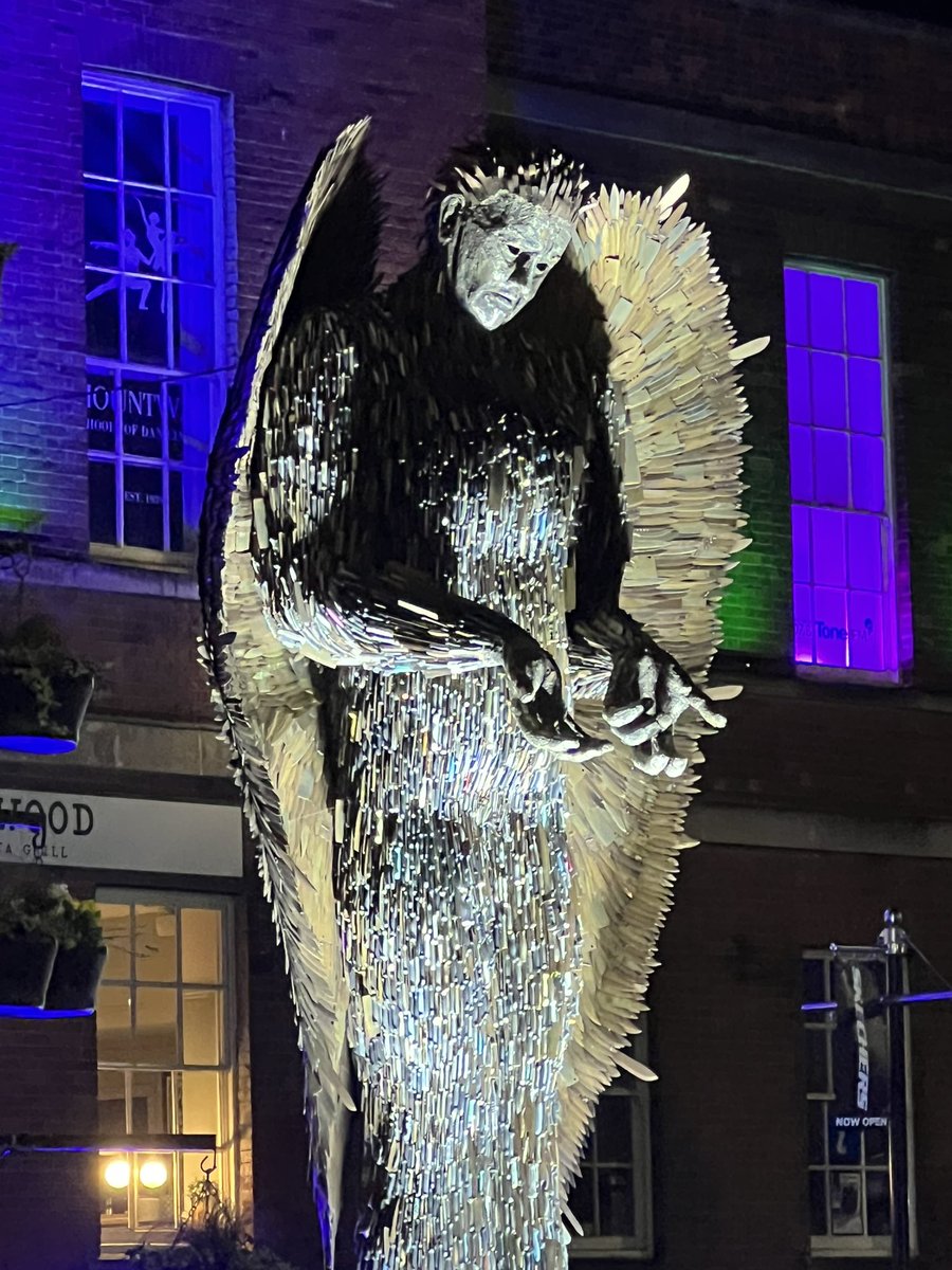 The Knife Angel at night. A truly powerful sculpture ❤️

📅: 06/04/2024
📸: My Own
📍: Taunton Market House

#Taunton #Somerset #KnifeAngel