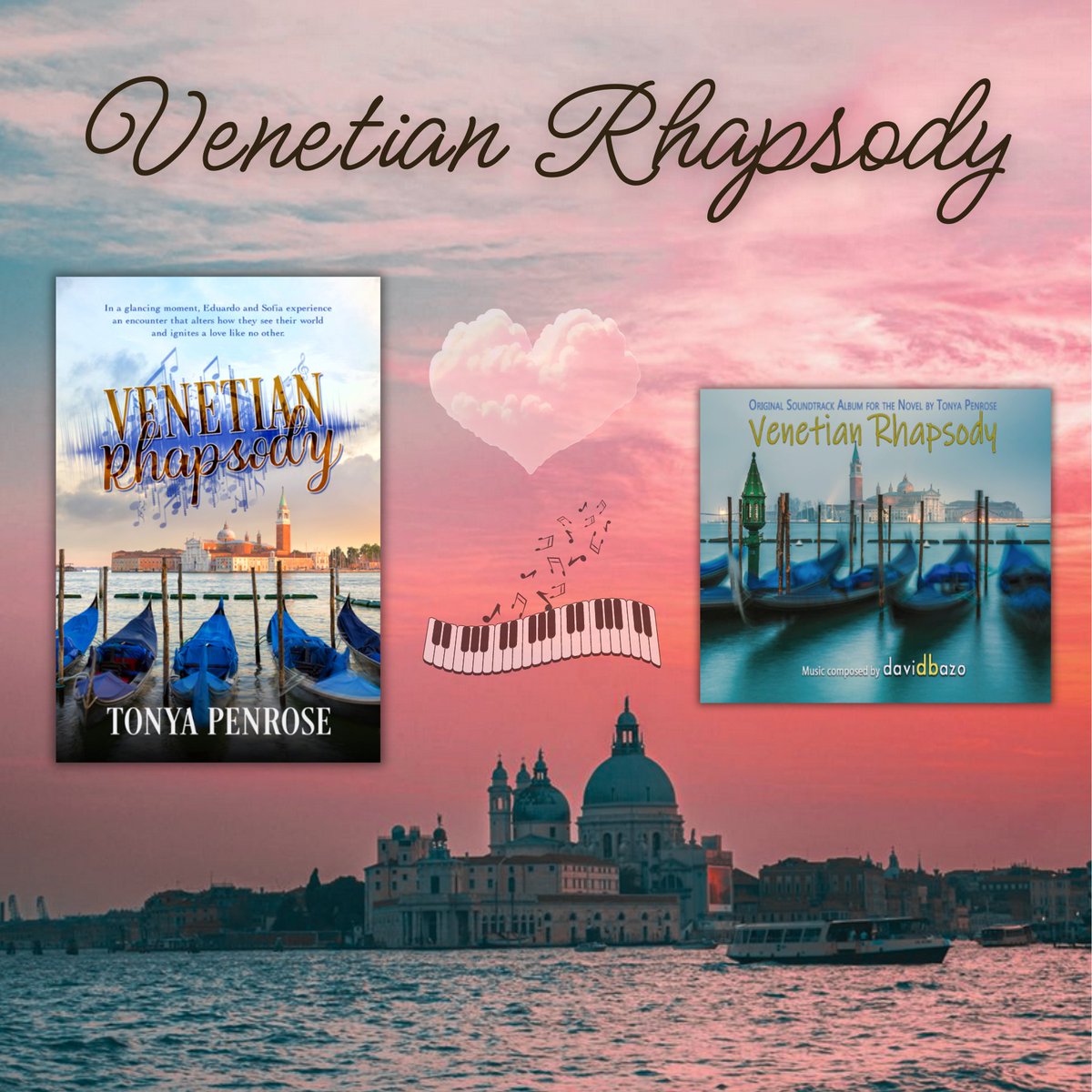 🎵 VENETIAN RHAPSODY 📘 A #romance in #venice 📘#romcom #story &🎵#music imagined by Tonya Penrose & @DavidBazo 📚 mybook.to/YzPYEgl 📀Bandcamp bit.ly/3MJFmlc 💿Spotify bit.ly/3MNnl5D 💿Itunes bit.ly/3oAzbYK 💿Youtube bit.ly/3OPLeMl