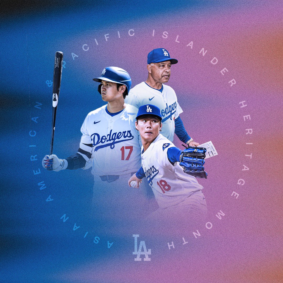 The Dodgers are proud to celebrate Asian American and Pacific Islander Heritage Month and recognize the impact that our players, coaches, staff and fans have on the AAPI community. #AAPIHeritageMonth