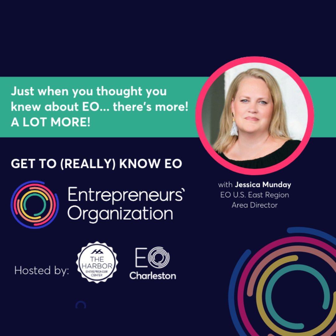 📣 DON’T FORGET 📣 Get to (really) know EO at this special presentation and happy hour! Join us tomorrow at @theharborec for a deep dive into EO and its transformative offerings, featuring; ⭐ Live music ⭐ Door prizes ⭐ Food & drink ⭐ And more! bit.ly/3VA4r80