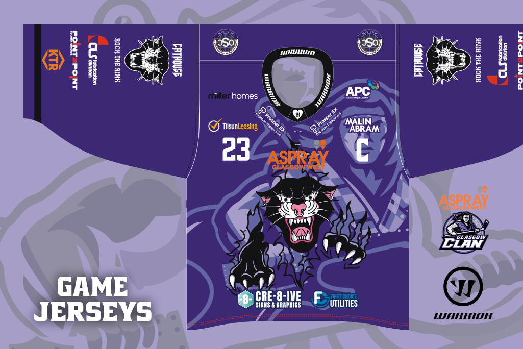 🤘🏼 | 𝑅O𝐶K T𝐻E R𝐼N𝐾 JERSEY AUCTION Our Rock the Rink jerseys, designed in partnership with @CathouseGlasgow are NOW #Live for auction on @eBay_UK Bidding starts at 7pm on Wednesday 1st May & ends at 7pm on Wednesday 8th May. Bidding starts at £60 per jersey. ➡️ 📰…