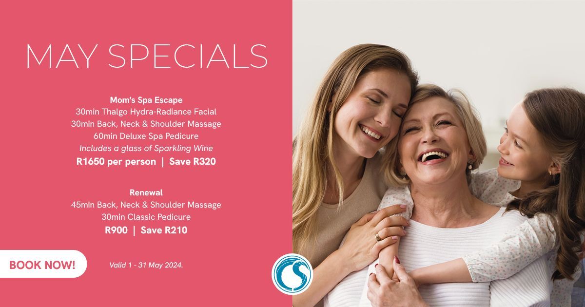 In May, honor and spoil your mother with a relaxing session at Camelot Spa Melrose Arch. Book now to secure your spot! Contact 011 684 1392 or 071 723 4814, or email melrosearch@camelotspa.co.za. #SpaTreatment #MelroseArch