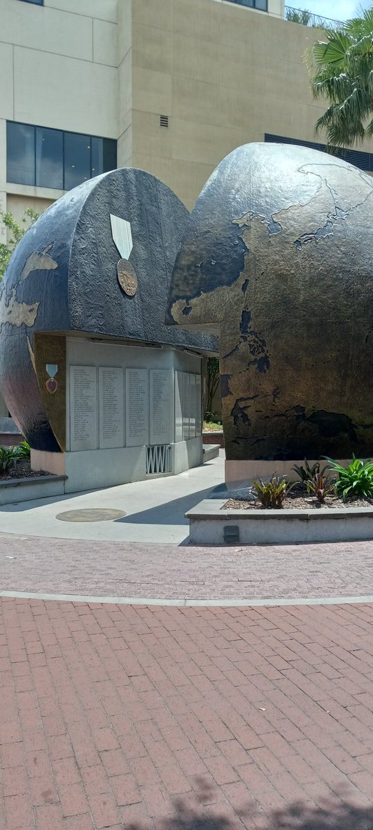 WorldWar II Memorial by the river in Savannah GA. ❤️🇺🇲