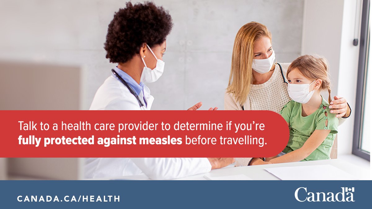 Before you travel, ensure your routine vaccinations, including measles, are up to date. Talk with a health care provider about this and your travel plans to get personalized health advice before you go. Learn more: ow.ly/pt6r50QZUz4 #TravelHealth