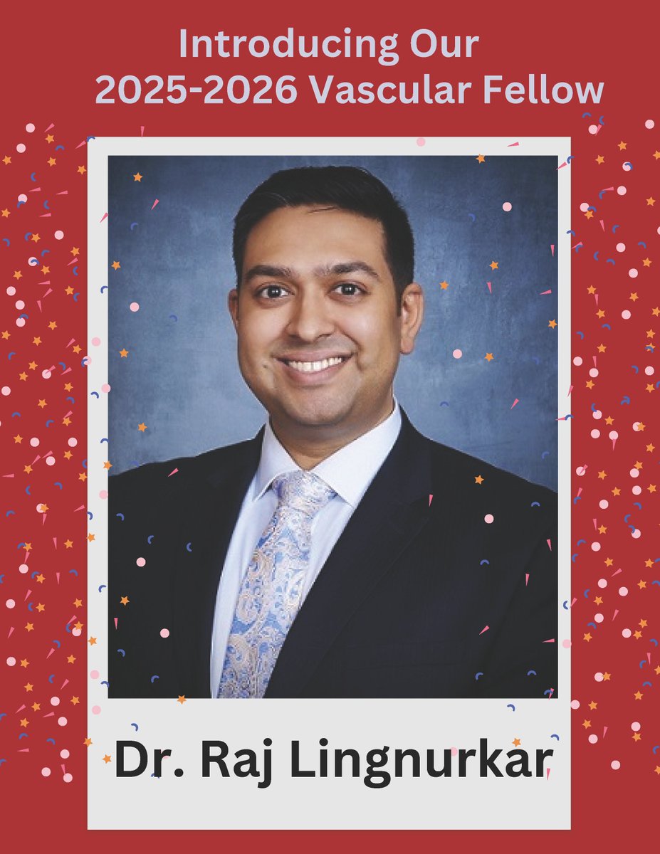 🤩We're excited to welcome our incoming fellow for the next academic year 2025-2026! 👋 Please say hello to Dr. Raj Lingnurka (@rslingnurkar)! #IUSurgery #FellowMatch #IUVascularSurgery @RMotaganahalli @SAAVS13 @VascularSVS @MWVSSociety