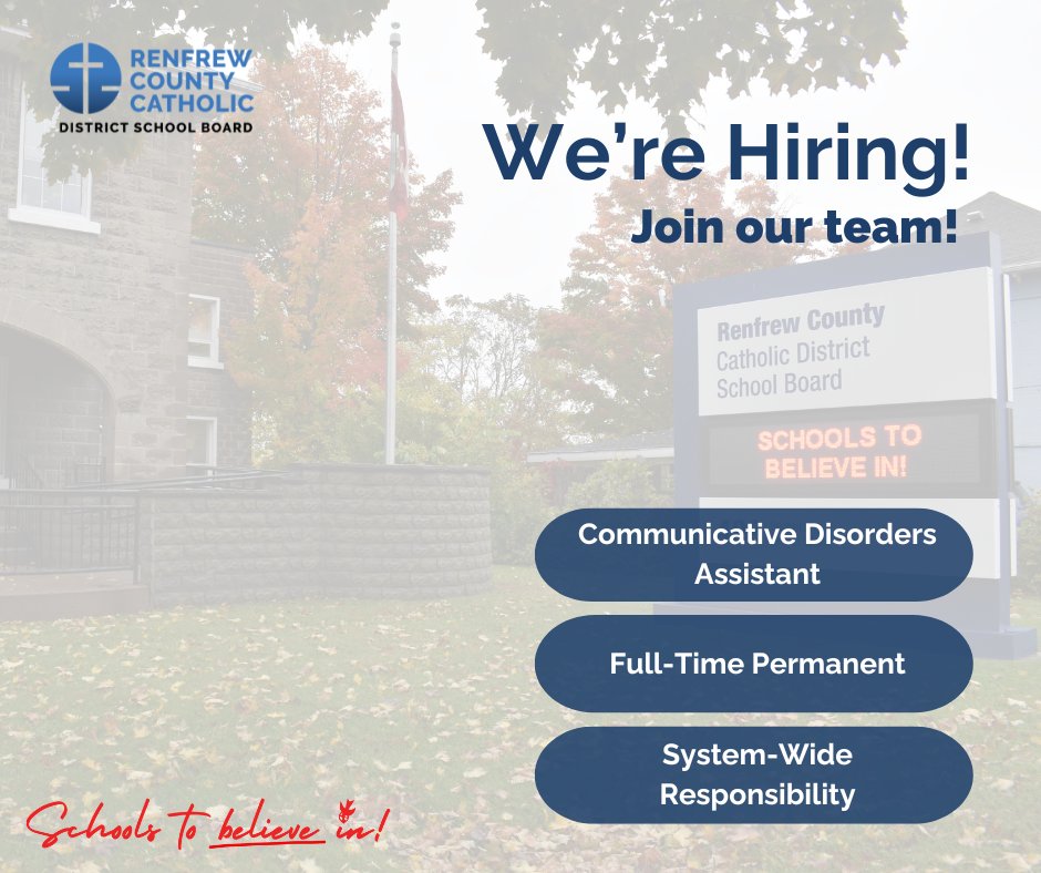 Join our team! We're hiring a Communicative Disorders Assistant. 🔗 Please view the job posting here: brnw.ch/21wJmob