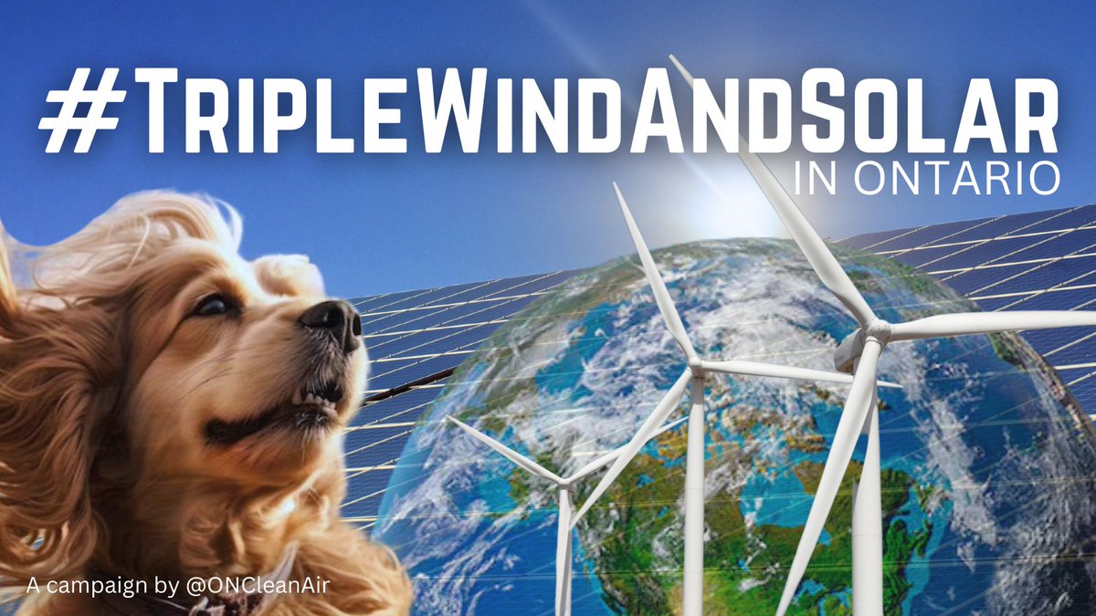 WHAT WE WANT: lower electricity bills & #ClimateFriendly power! The world is going #renewable - it's time for #Ontario to #TripleWindAndSolar! #onpoli 📢Add Your Voice: cleanairalliance.org/triple @ONCleanAir @DorisGrinspun @ONEIGrnao