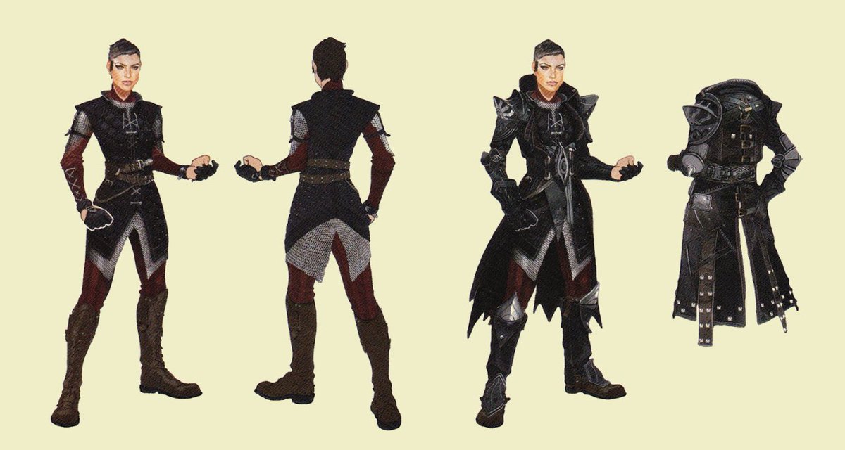 Concept Art of Cassandra Pentaghast in Dragon Age Inquisition