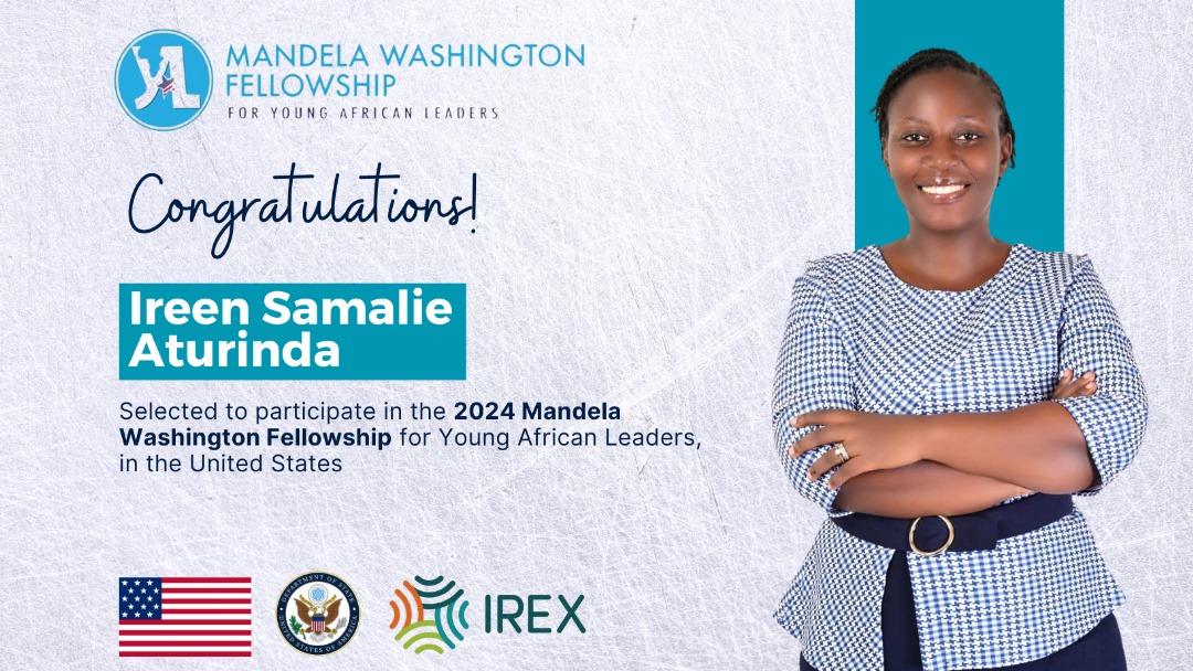 I'm Honored to have been selected to participate in the 2024 Mandela Washington Fellowship for Young African Leaders in the United States.