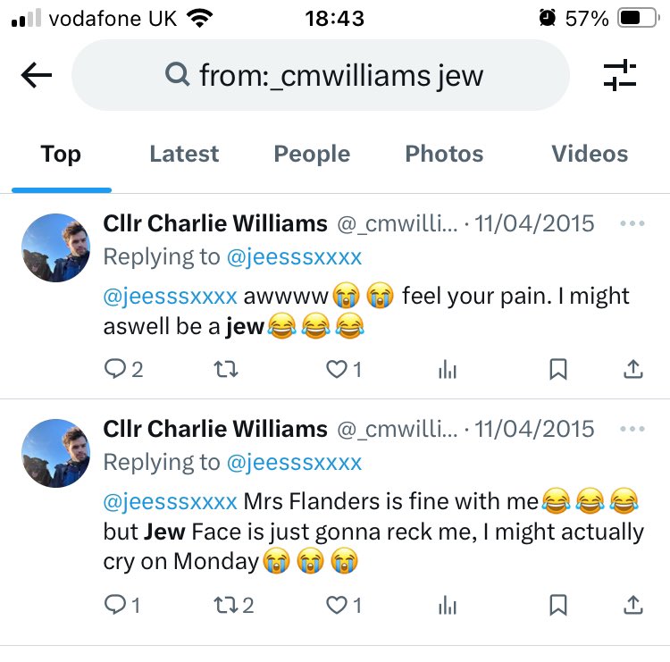 @xMaccabix @_cmwilliams @UniversityLeeds @WestYorksPolice @BBCLookNorth @LCCHateCrime @yorkshirepost @WSMERCURY @WSMLabour hi Weston super mare Labour Party, one of your councillors appears to be a massive racist