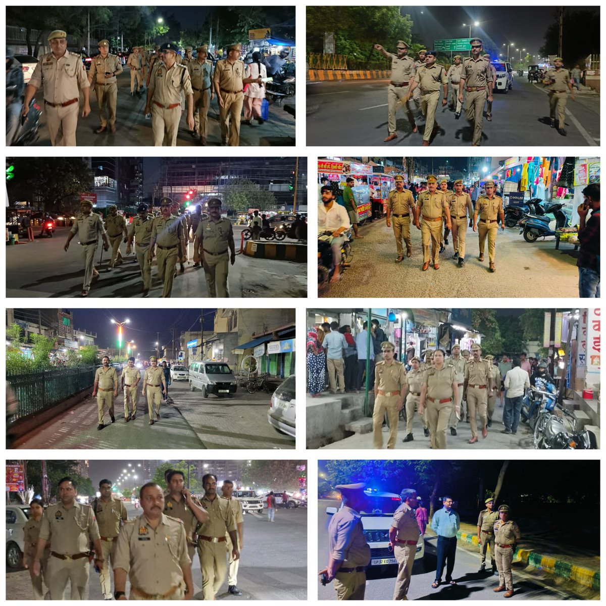 पुलिस कमिश्नरेट गौतमबुद्धनगर के सभी थाना क्षेत्रों में सुरक्षा व्यवस्था के दृष्टिगत पुलिस बल द्वारा पेट्रोलिंग कर चेकिंग की जा रही है ! 'आपकी सुरक्षा हमारी जिम्मेदारी' #NoidaPolice #हर_कदम_साथ