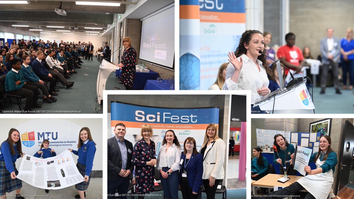 Congratulations to everyone who took part in @SciFest4STEM today at @MTU_ie North Campus in Kerry. Thank you to teachers, @MTU_ie colleagues, sponsors & all judges including from @bostonsci @Regeneron @intel @TyndallInstitut @SheilaEPorter @STEM_MTUKerry @eilish38