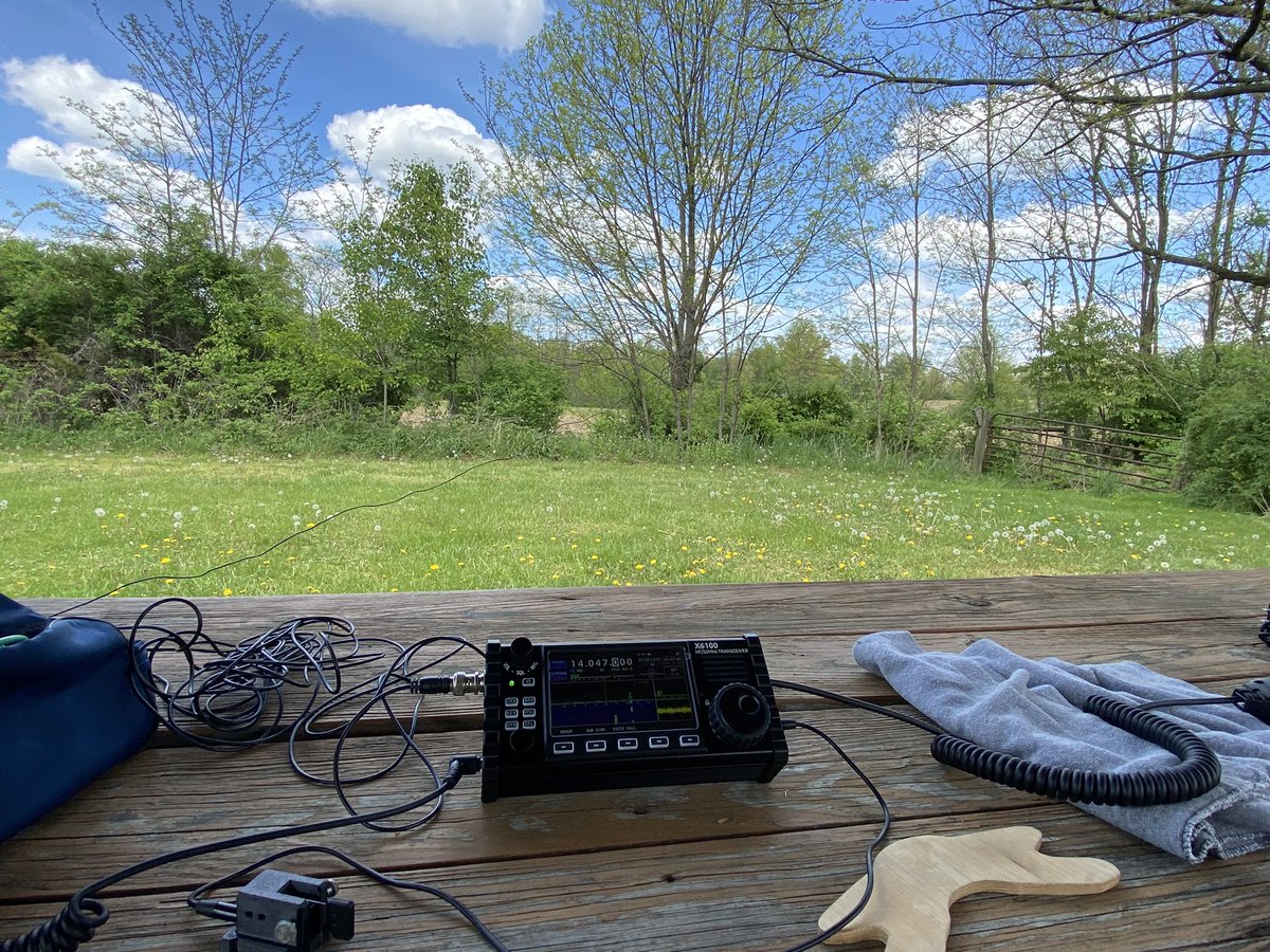 A little #qrp lunchtime #pota hunting. FN20 #X6100